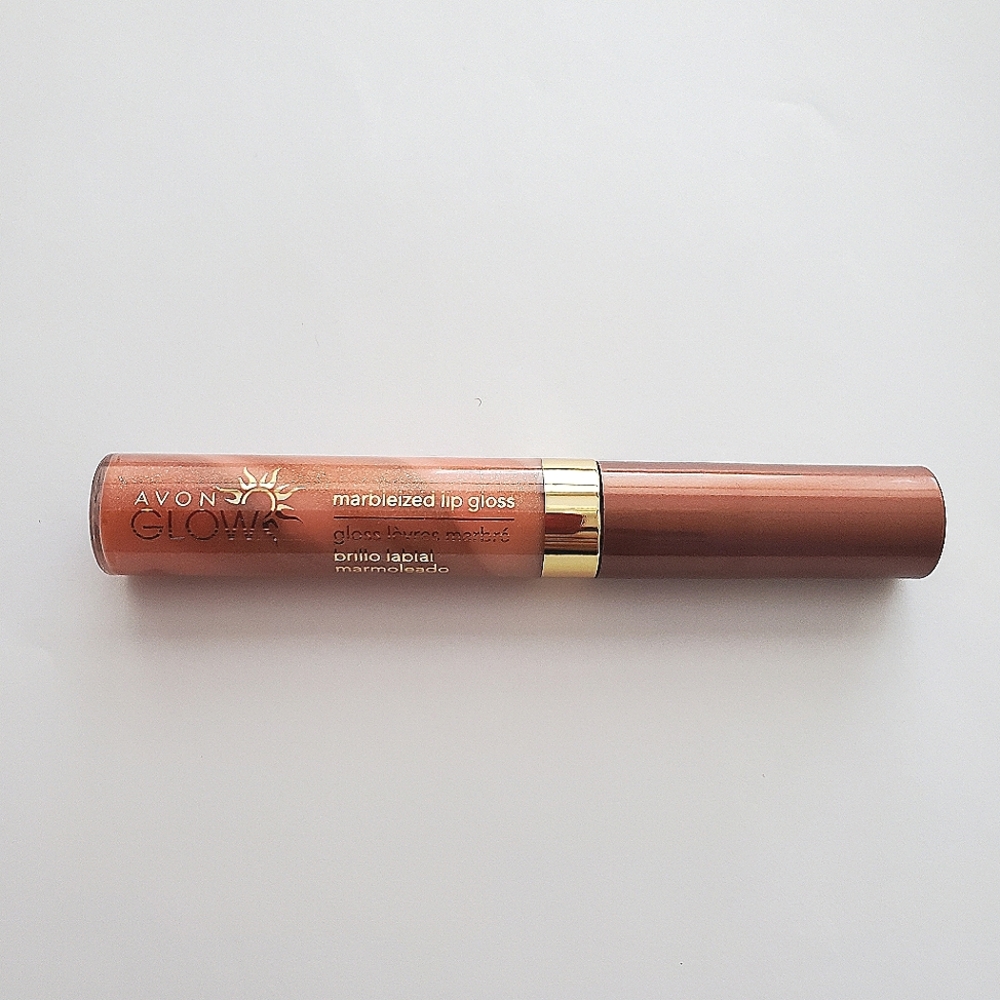 Avon Glow Marbleized Lip Gloss - Sunkissed Bronze